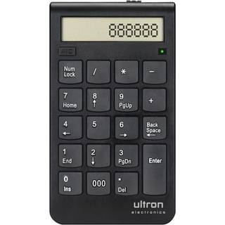 Ultron UN2 - keypad - with display calculator - Tastatur - Sort
