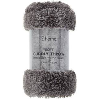Catherine Lansfield Catherine Lansfield Charcoal So Soft Cuddly Deep Pile Faux Fur Throw