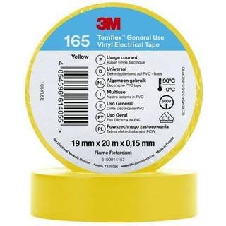 3M TemflexTM el vinyltape 165 gul 19 mm x 20 m