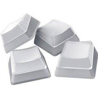 Razer Phantom Keycap Upgrade Set - Unique Stealth Pudding Design for Shine-through Razer Chroma RGB Lighting - Unique stealth design - Translucent sides - Bottom-lasered legends - White