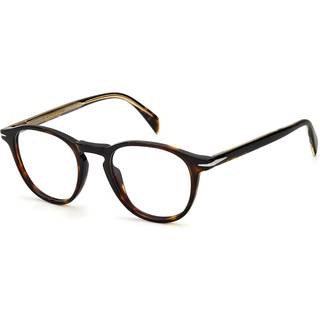 DAVID BECKHAM Mand DB 1018 086 Optiske stel Acetat Havana Rund