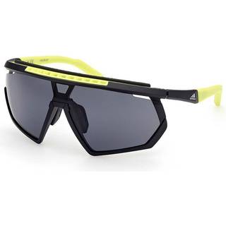 Adidas Sport Mand SP0029-H 02D Solbriller Injiceret Sort-opaque Grå Maske Polariseret