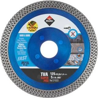 Diamantskæreskive Rubi TVA 125 SuperPro; 125 mm