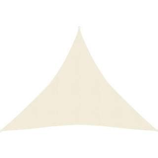 Solsejl 160 G/M² 2,5X2,5X3,5 M Hdpe Farvet Creme - 4.5 x 4.5 x 4.5 m