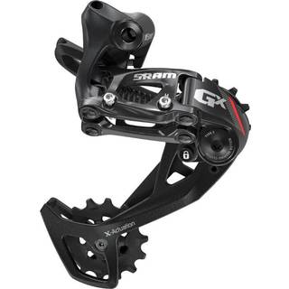 Bagskifter SRAM GX, 11 gear, long cage, sort/rød