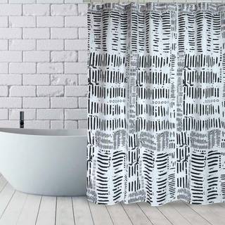 Spirella forhæng connection 180x200cm sort 100% polyester