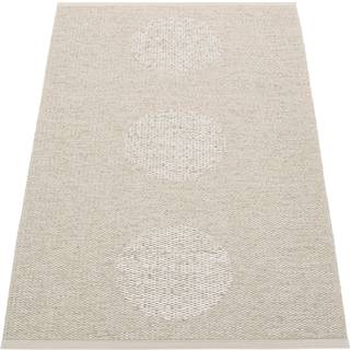 Pappelina Vera 2.0 Tæppe Hør / Stone Metallic 70x120 Cm - Mønstrede tæpper Polyester Linen - V29F712