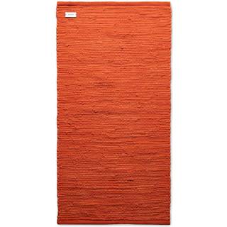 Rug Solid Cotton måtte 75x200 cm Solar orange (orange)