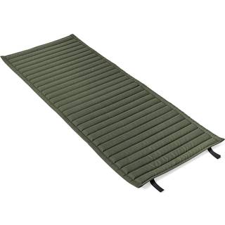 HAY Palissade Longue Chair High Quilted Cushion Hynde Olive
