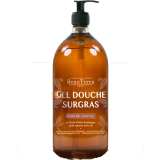 BeauTerra Ultra Rich Shower Gel Sandalwood - 1000 ml.