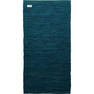 Rug Solid - Bomuldstæppe, petroleum - 140x200 cm.