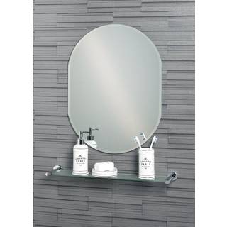 Showerdrape Showerdrape Lincoln Small Oval Bathroom Mirror