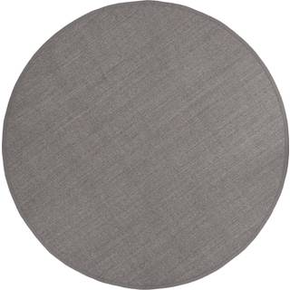 Dixie Sisal tæppe rund grå Ø250 cm