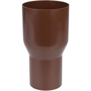 Plastmo overgang, PVC, Ø90/Ø75 mm, brun