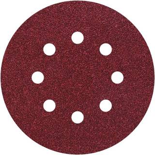 Wolfcraft 2072000 Excenter slibepapir med burrebånd, perforeret Kornstørrelse 400 (Ø) 125 mm 5 stk