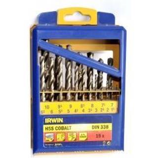 Metalborsæt Irwin Cobalt; 1-10 mm; 19 stk.