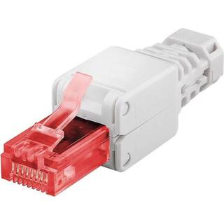 North RJ45 Kontakt för Cat6 kabel 2pack 8p8c För montering utan Verktyg