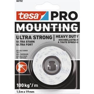 Tesa monteringstape stærk 19mmx1,5m