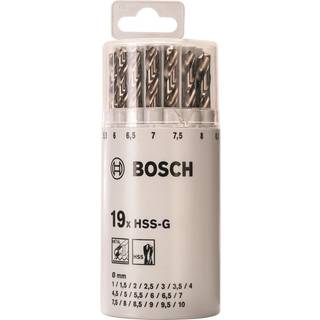 Bosch Metalborsæt HSS-G 1-10mm 19 Stk - 2607018361
