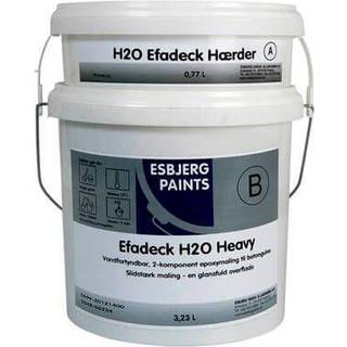 EFAdeck ® H2O heavy, sort, med hærder - 8 liter
