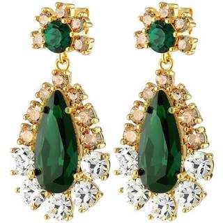 DYRBERG/KERN LUCIA ØRERING 390068 (Gold, Green, ONESIZE)