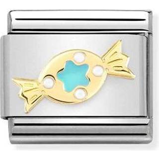 Nomination Gold Green Sweet Charm - Enamel