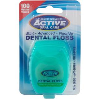 Tandtråd PTFE Vokset Active Oral Care Fluor 100 mtr.