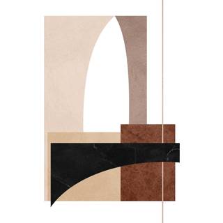 Venture Design Materials poster 70 x 100 cm Hvid/beige