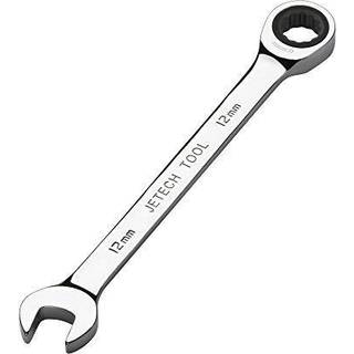 Jetech 12mm Ratcheting-kombination af skruen?gle industriel kvalitetsudstyr med 12-punkts design 72-tand ratchet lavet med smedet og varmebehandl