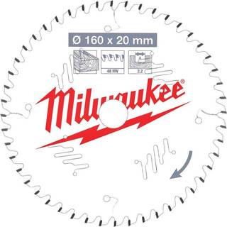 Milwaukee CSB P W Savklinge 160x2,2x20 mm, 48T