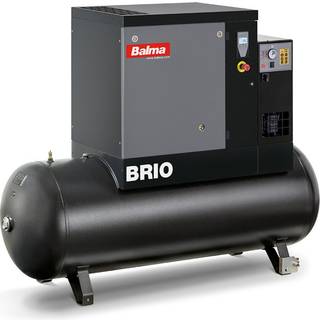 Balma Skruekompressor m/køletørrer BRIO 11E 10 Bar TM500 l