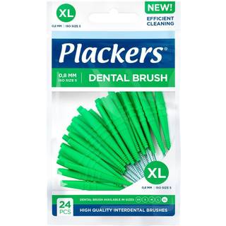 Plackers Dental Brush XL 0,8 mm - 24 stk.