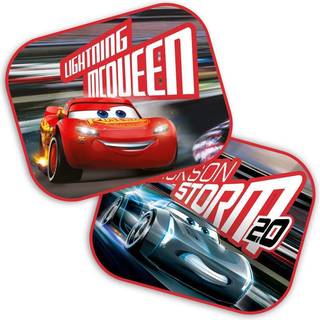 Solbeskytter til siderude - Disney Cars 3 2 stk - 44x35 cm