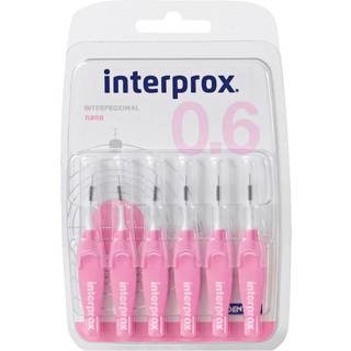 InterProx 4G Premium Mellemrumsbørster - Nano - 0.6 mm - PINK