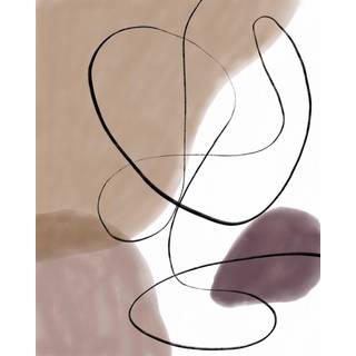Lines Plakat  - Beige
