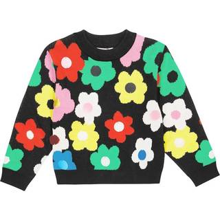 Stella McCartney Kids Embellished cotton and wool sweater - multicoloured - Y 8