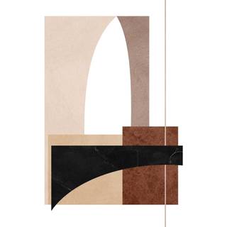 Venture Design Materials poster 50 x 70 cm Hvid/beige