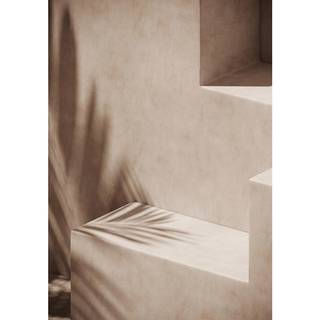 Venture Design Sun stripes poster 50 x 70 cm Beige