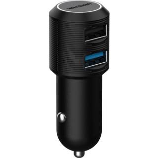 UNISYNK biloplader, 2 x USB, QC3+2.4A