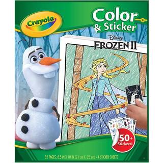 Crayola Frozen: Malebog med farverige klistermærker
