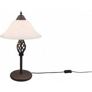 Rustica bordlampe med snorekontakt, rust