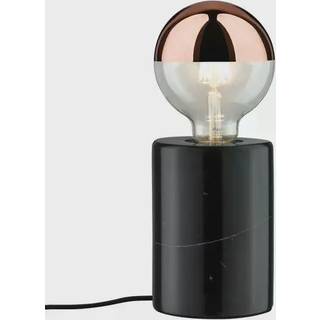 Sort bordlampe Nordin i marmor