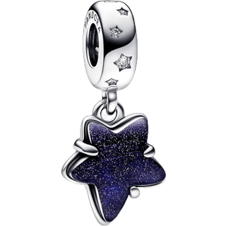 Pandora Celestial Galaxy Star Dangle Charm - Blue