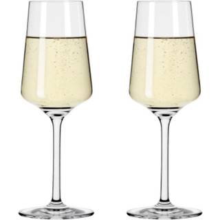 Lichtweiss champagneglas, 2 stk