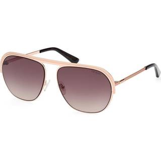 Guess GU5226 32F 59 Solbriller Mænd Guld - Shiny Rose Gold - 59mm