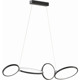 Trio Lighting Rondo langbordspendel m/3-trins-dæmp - sort
