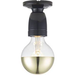Porcelæn væg-/loftlampe sort - Halo Design