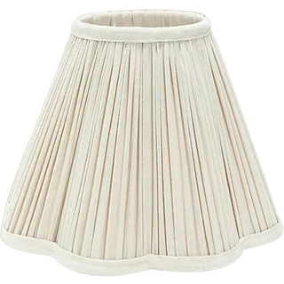 Topringsskærm Siv Plissé 30 cm - Sort