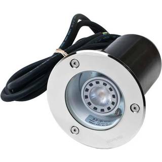 Norlys Rena LED nedgravningsspot, rund, GU10, IP68, stål/klar