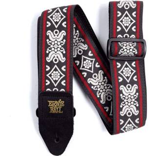 Ernie Ball Jacquard Guitar Strap Blackjack Red (P04669)